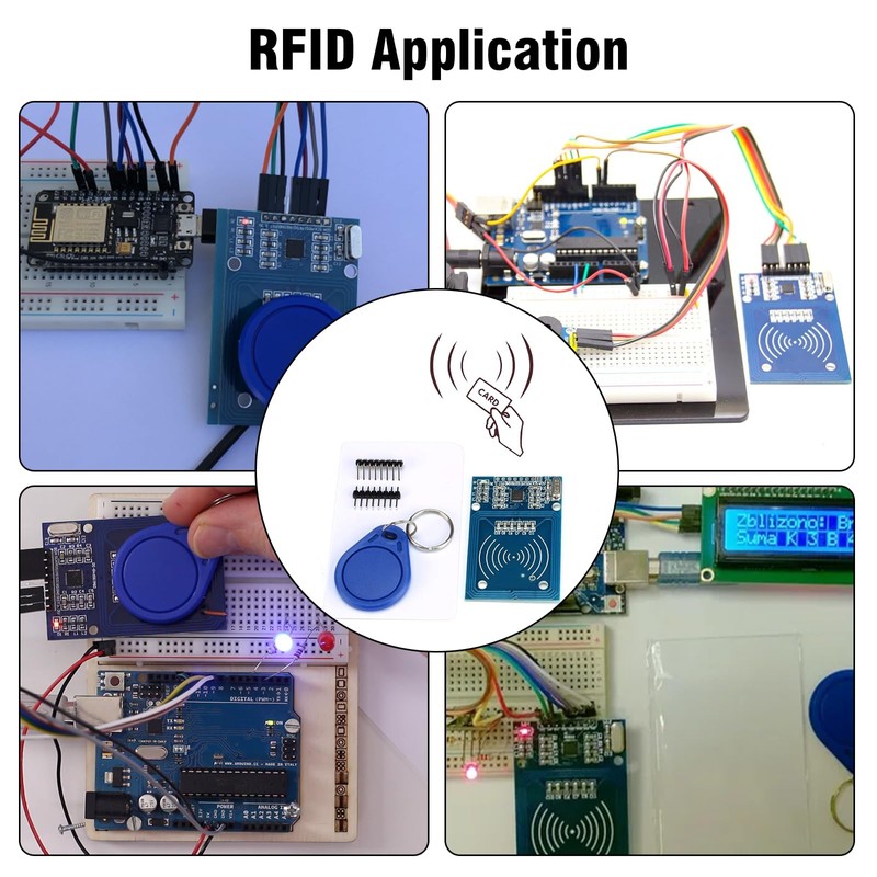 RFID Kit Binghe 2 Pcs RFID IC Card Induction Module,