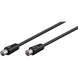 Goobay 11723 Double Shielded Antenna Connection Cable, <70 dB, 5m Length - Enhanced Signal Quality