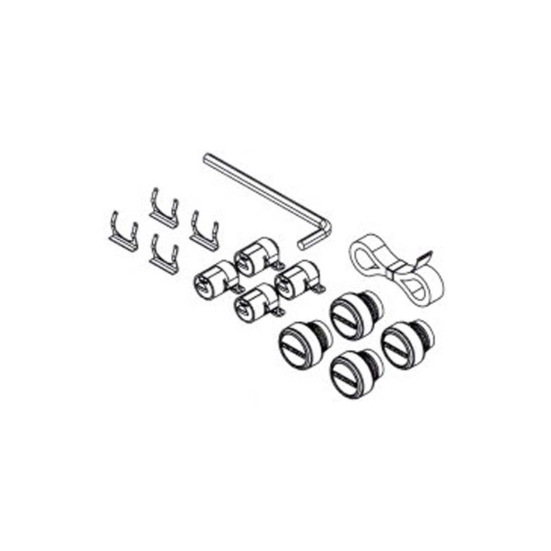 YAKIMA 8880046 Bag Q Lock Replacement Locks/Caps/Tape - Spare Part
