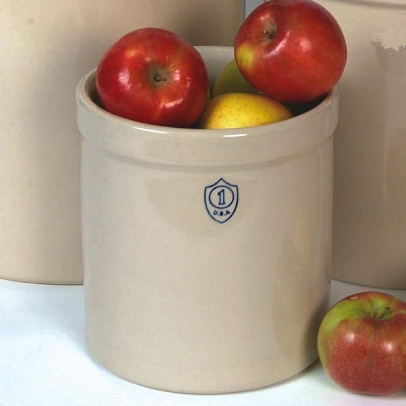 Gardener's Supply Company Ohio Stoneware 1GC Crock 7-34/"x8-1/4-1 Gallon