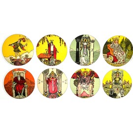 Tarot Cards, 78 Cards, Weighted Edition, Tarot Divination [Tarot Original 1909 Circular Edition] Tarot Original 1909 Circular Edition, Japanese Manual Included (English Language Not Guaranteed)