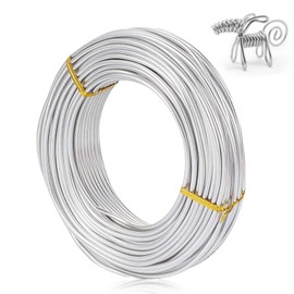 Aluminum Wire 10mx3mm Wire Thick Aluminum Wire Craft Artistic Wire Wire Art Handmade Art Wire Bendable Metal Craft Wire DIY Handmade Material Silver