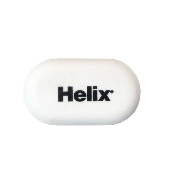 Large Helix Tablet Shape Eraser 67mm x 37mm for HB
