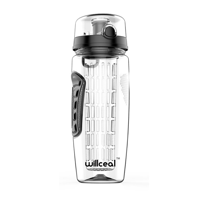 willceal Fruit Infuser Water Bottle 32oz Durable, Large - BPA