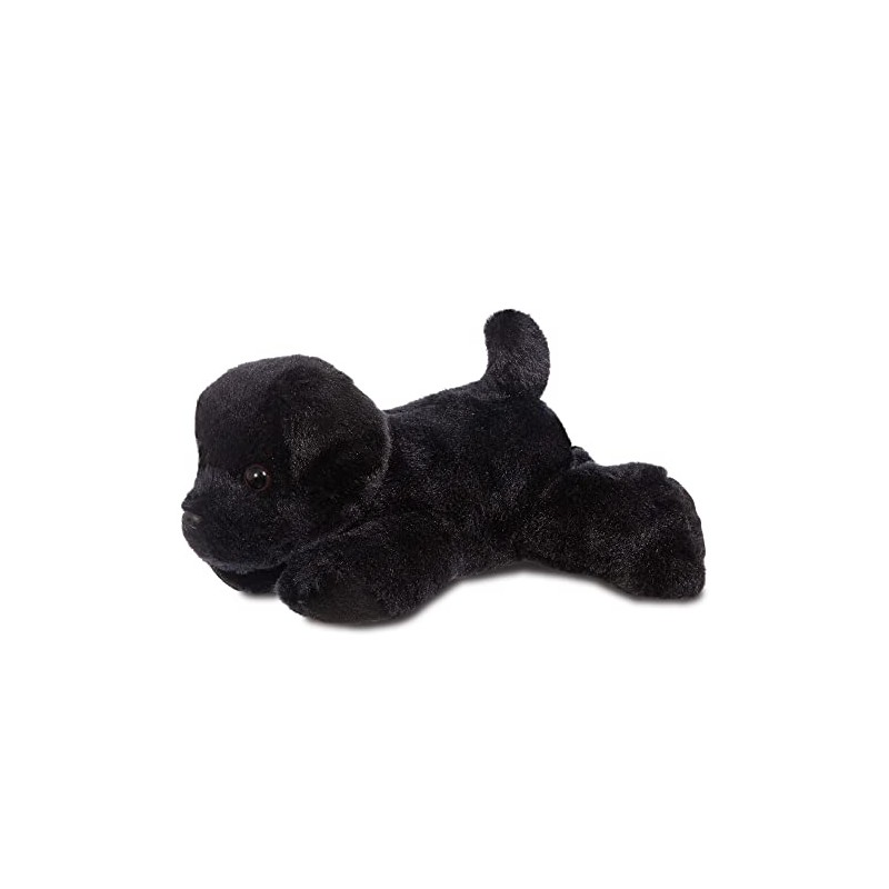 Aurora, 31295, Mini Flopsies Blackie Black Labrador Dog, 8in, Soft