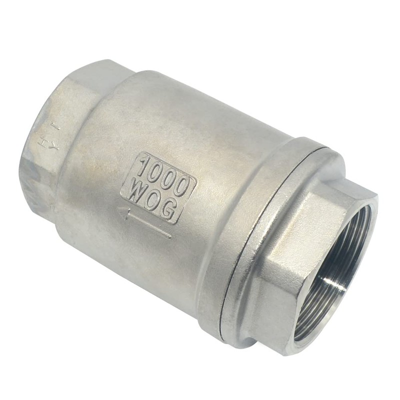 Dsmpipeft NPT Female WOG1000 Check Valve,Vertical Check Valve,NPT Spring Loaded