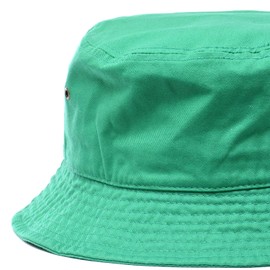 NEWHATTAN Stonewash Bucket Hat 1500 - kellygreen