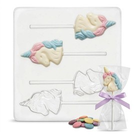 Candy Molds N More Unicorn Head Lollipop Chocolate Candy Mold 227