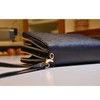 GRESEL Women's Wallet in Faux Leather, with Zipper and Coin