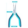 Fish Bone Pliers/Tweezers Curved, High Grade Stainless Steel Polished (14cm)