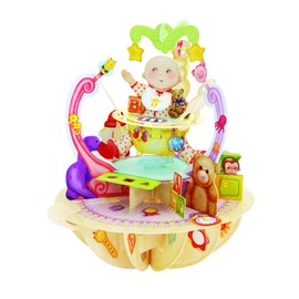 Santoro Pirouettes New Baby 3D Pop Up Card