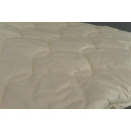 Inlett Organic Quilted Fabric Approx. 80 x 80 cm with Zip – Cover Ideal for Filling Cushions – Lining = Empty Cushion Cover Organic Cotton, Three Layers, Very Thick