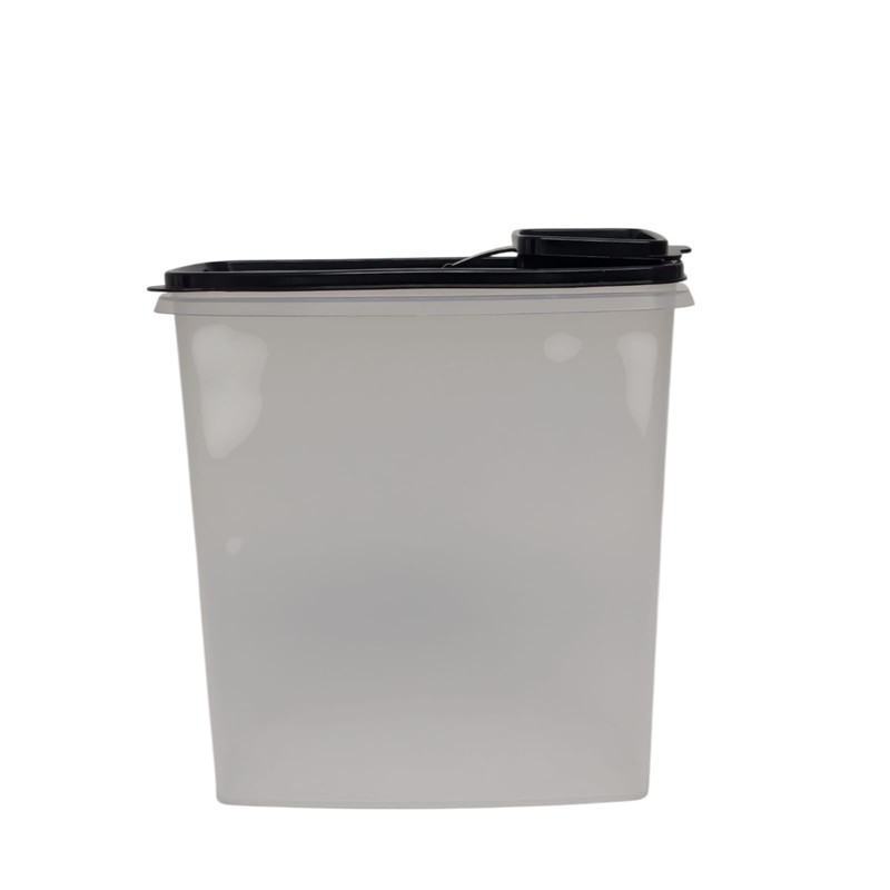 Tupperware Eidgenosse 2.8 Litres Black Transparent with Chute Storage Container