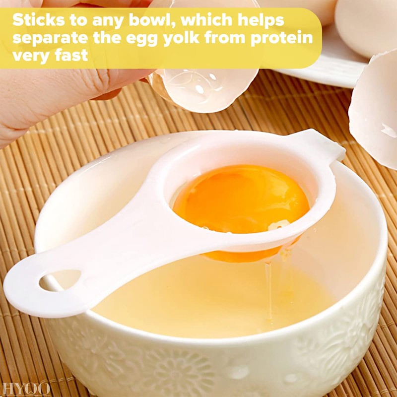 3 Pcs Egg Separators for Yolk – Easy-To-Use Egg Separator