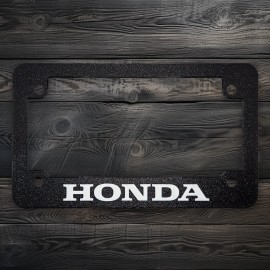 3K Design For Honda MOTORCYCLES Textured Motorcycle License Plate Frame (ALL MODELS YEARS)