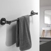 BESy Oil Rubbed Bronze 4 Piece Bathroom Accessories Set (Single