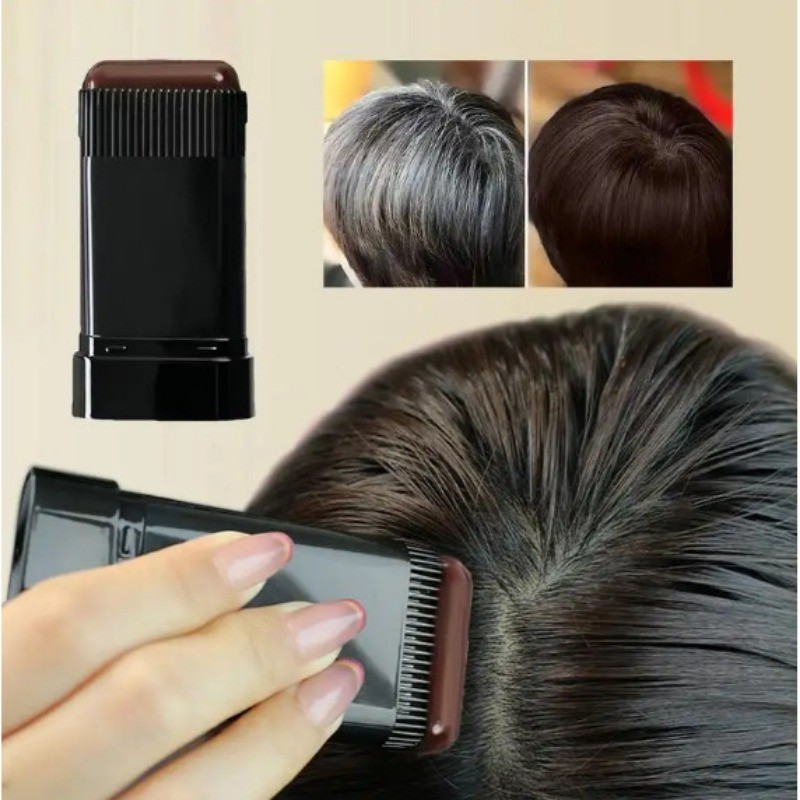 Hair Dye Stick Quick Coverage of Hair Color Long-lasting Waterproof