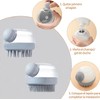GeorgeX Cepillo Corporal de Silicona, 2 Pcs Cepillo de Baño