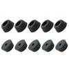 METALLIXITY 10pcs Rubber Bumper Feet 25x12mm Round Leg Pads Floor