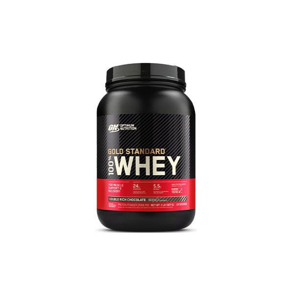 Optimum Nutrition Gold Standard 100% Whey (Double Rich Chocolate) - 2lbs