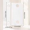 BOXOB 50 Pairs Alarm Sensor Adhesive Strips, Durable Pre-Cut Double