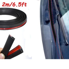 Unbranded Car Ageing Rubber Seal Under Front Windshield Panel Sealed Trim Moulding Strips