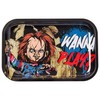 Silver Buffalo Chucky Wanna Play? 11.3" x 7.4" Tin Tray