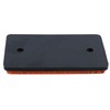 10 x Orange Amber Rectangular Reflectors for Driveway Gate Fence