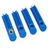 4PCS Fuel Injector Nozzle Flush Cleaner Adapter Universal Cleaning Tool