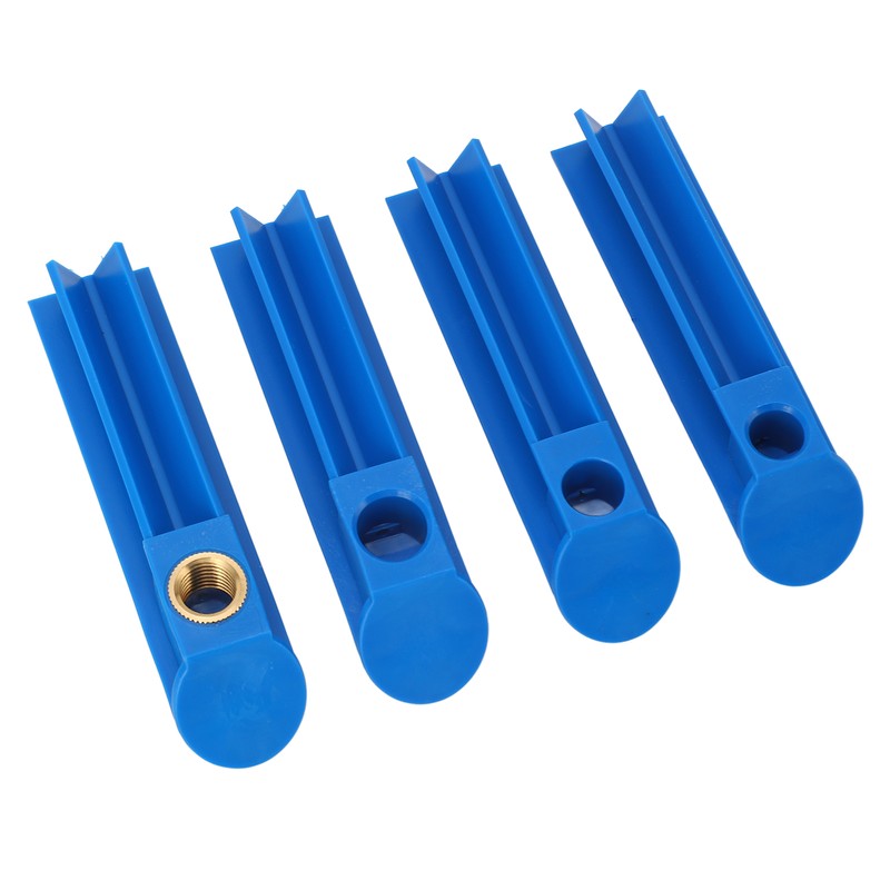 4PCS Fuel Injector Nozzle Flush Cleaner Adapter Universal Cleaning Tool
