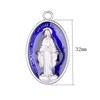 ZHENYIN 12pcs Saint Mary Virgin Miraculous Medal Rosary Catholic Big