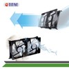 TITAN- 12V DC IP55 Waterproof Double Rack Mount Ventilation Cooling