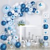 Glitter 3DButterfly Wall Stickers SkyBlue Bring a Serene, Elegant Touch