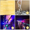 120PCS Weatherproof Outdoor Light Clips - Mini Plastic Gutter Hanging