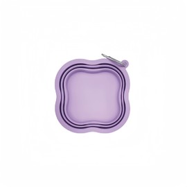 Dog Bowl, Cat Bowl, Pet Bowl, Cat Food Bowl, Dog Food Bowl, Collapsible Dog Bowl, Outdoor Dog Water Bowl, Portable Dog Bowl, Silicone Water Bowl, Cat Feeder Dish (Purple, Small)
