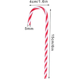 30 Pieces Christmas Candy Canes Hanging Tree Decoration Christmas Pendant Red White Christmas Tree Decoration Christmas Tree Pendant