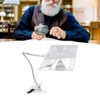 Large Page Magnifier, Easy to Use Clipon HD Lens Reading