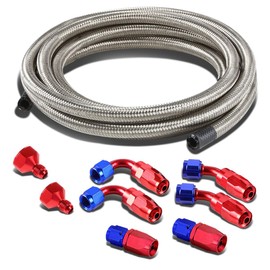 Fuel Tank Fittings+Stainless Steel Braided Fuel Line+Fuel Hose Fitting | 6AN to 10AN
