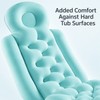 Full-Length Bath Pillow with Attached Seat, Neck & Back Support