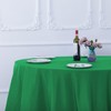 Ascoza 2pack 90 Inch Emerald Round Tablecloth in Washable Polyester
