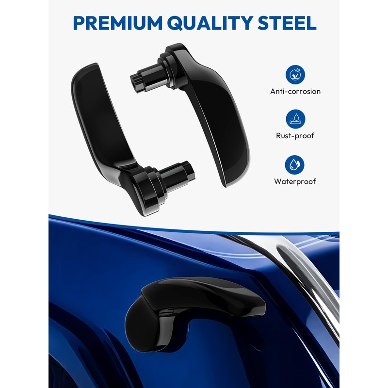 ANONEMOTO Saddlebag Latches Kit, Saddlebag Lifters Compatible for Harley Touring