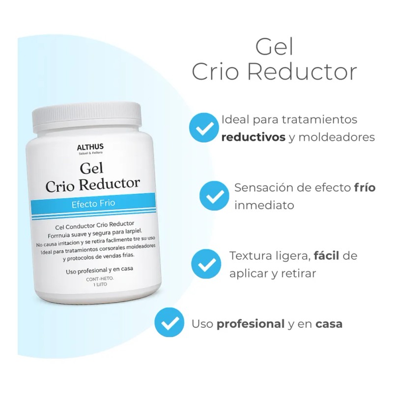 Kit Reductivo Para Vendas Frías Sales Gel Crio, Loción Crio