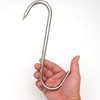 HONSHEN 10 Inch Meat Hook, Heavy Duty 10mm S-Hooks Stainless