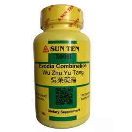 SUNTEN - Evodia Combination/Wu Zhu Yu Tang, 300B, 100 Capsules