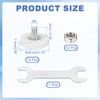 sourcing map 29 mm Drawer Rollers Wheel Cabinet Positioning Sliding