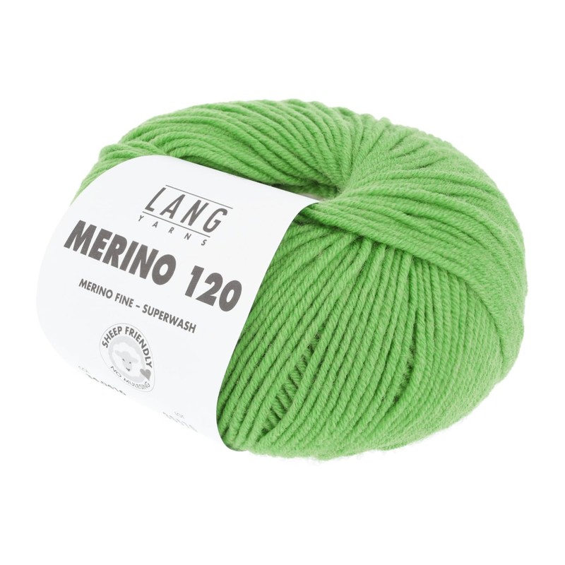 Lang Yarns Merino 120 Superwash 0416 hellgrün