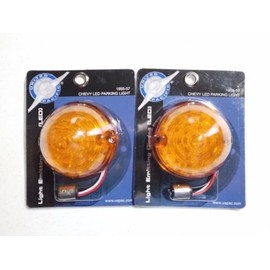 United Pacific CPL5557A-2 1955-1957 Chevy Truck LED Parking Lamp Amber Pair