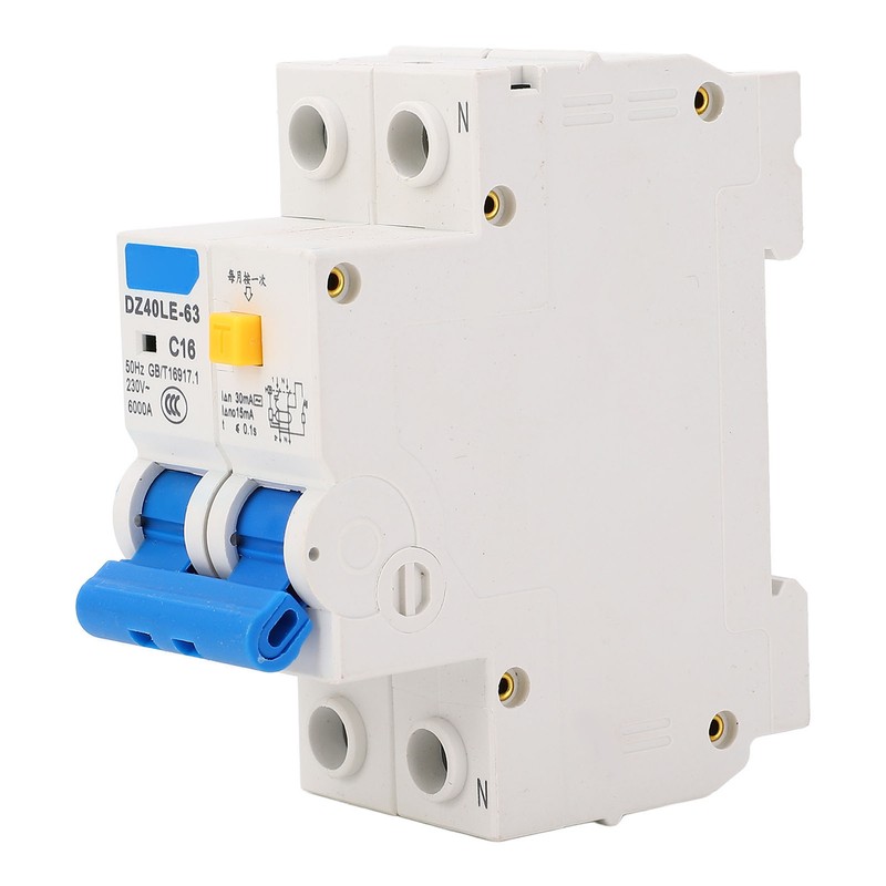 Miniature Circuit Breaker 1P Plus N Rail Mounting Double Handle