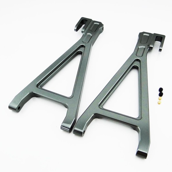 Atomik RC Alloy Rear Lower Arm, Grey fits The 1/10 E-Revo and Other Models - Replaces Part 5333/5333R