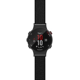 Watchband Compatible with Garmin forerunner 45/45S Replacement Bands - Woven Nylon Strap with Hook and Loop - Regular (10#)